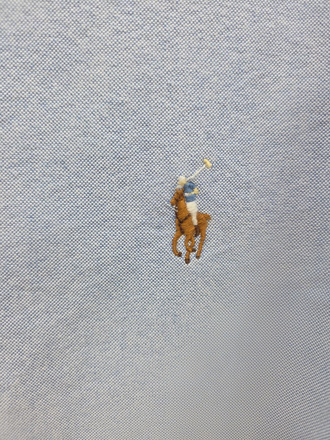 M 폴로 랄프로렌 슬림핏 옥스포드 블루 셔츠 상품이미지4