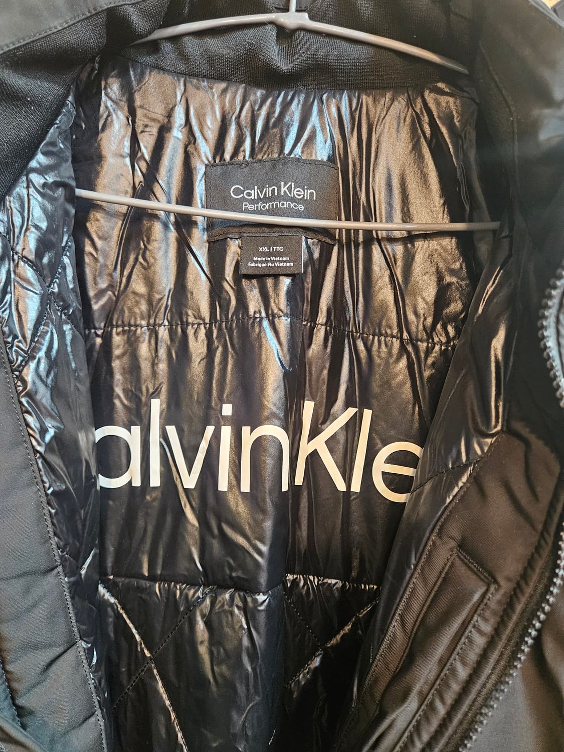 캘빈클라인 블랙 봄버 자켓 상품이미지5