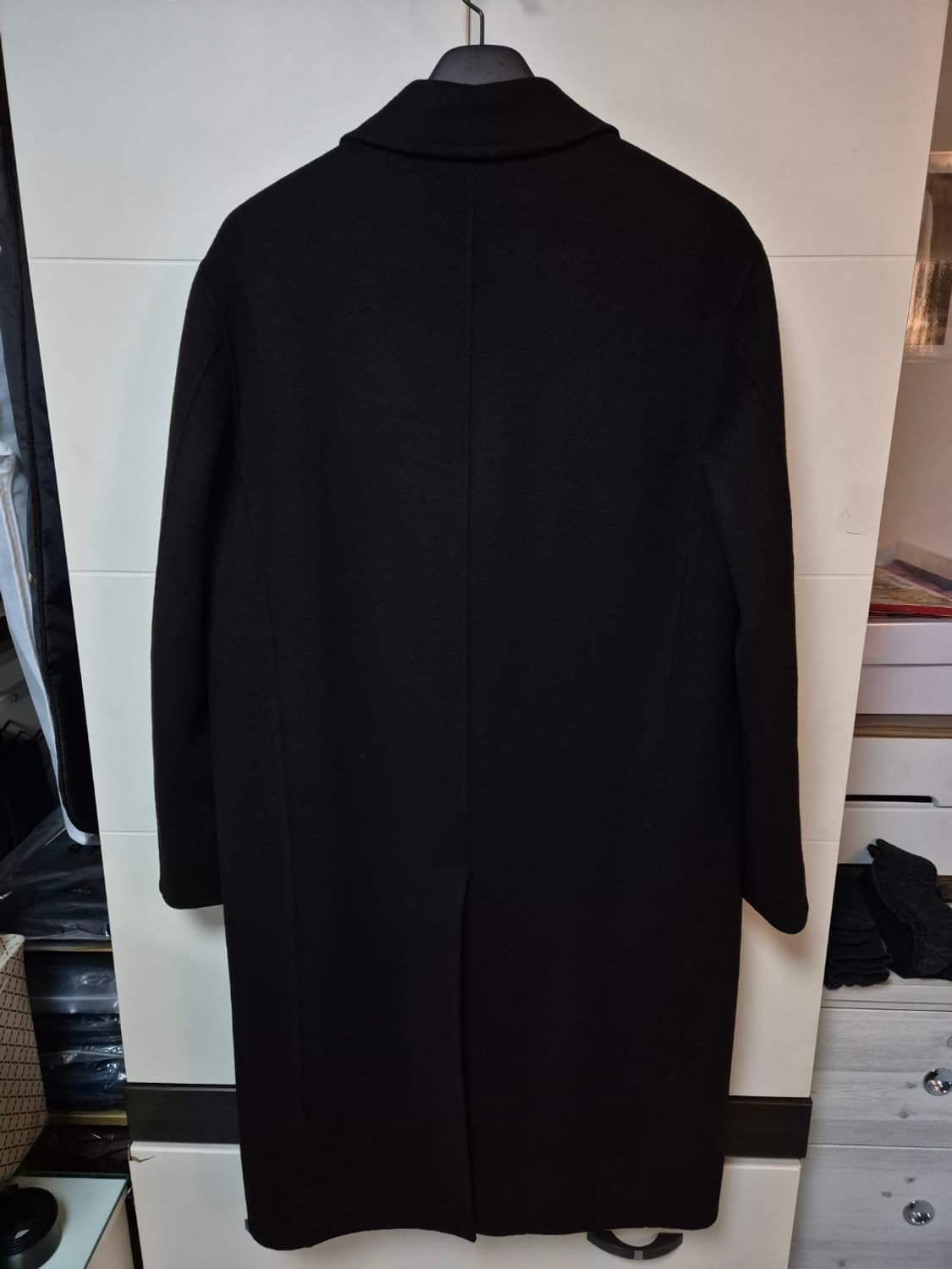 (100) 타임옴므 블랙 핸드메이드 캐시미어 더블코트 상품이미지2