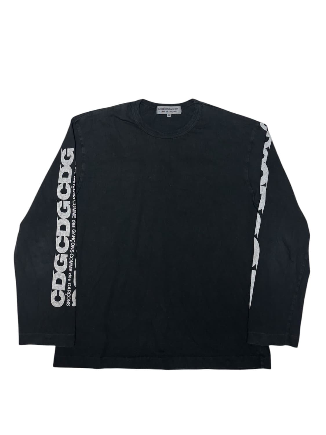 꼼데가르송 x 굿디자인샵 스펠아웃 긴팔 슬리브 티셔츠 XL 상품이미지1