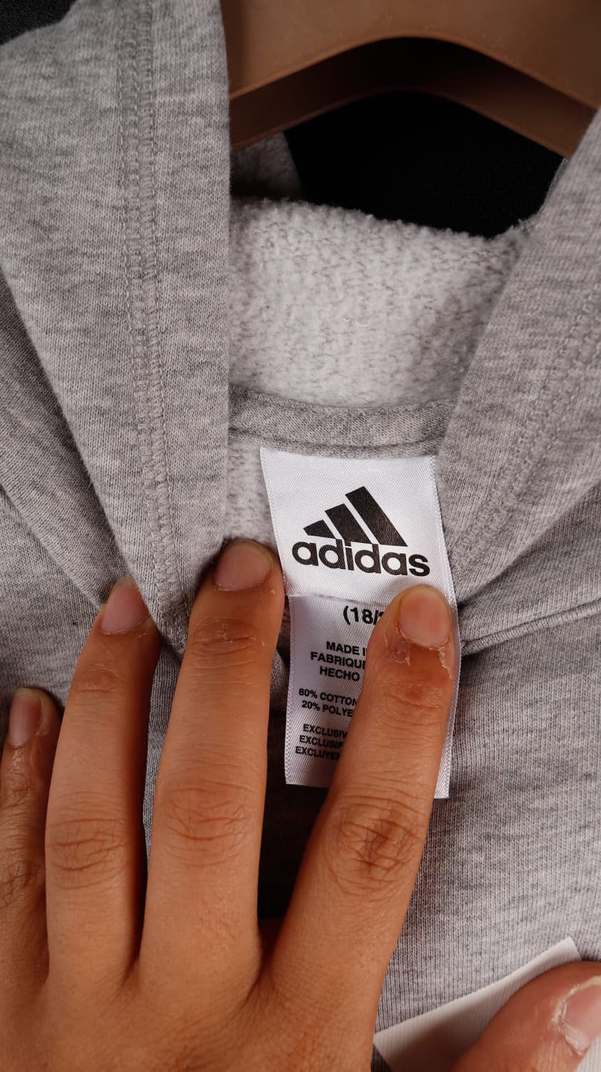 아디다스 투톤 후드티 상품이미지3