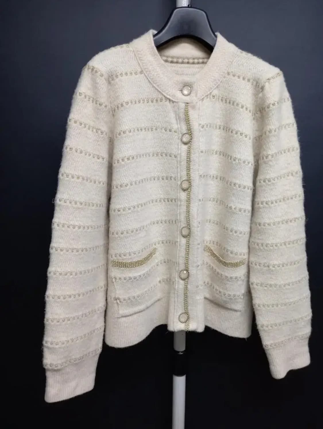 새 조르쥬레쉬 춘추동 딥베이지 가디건 77.88 상품이미지3