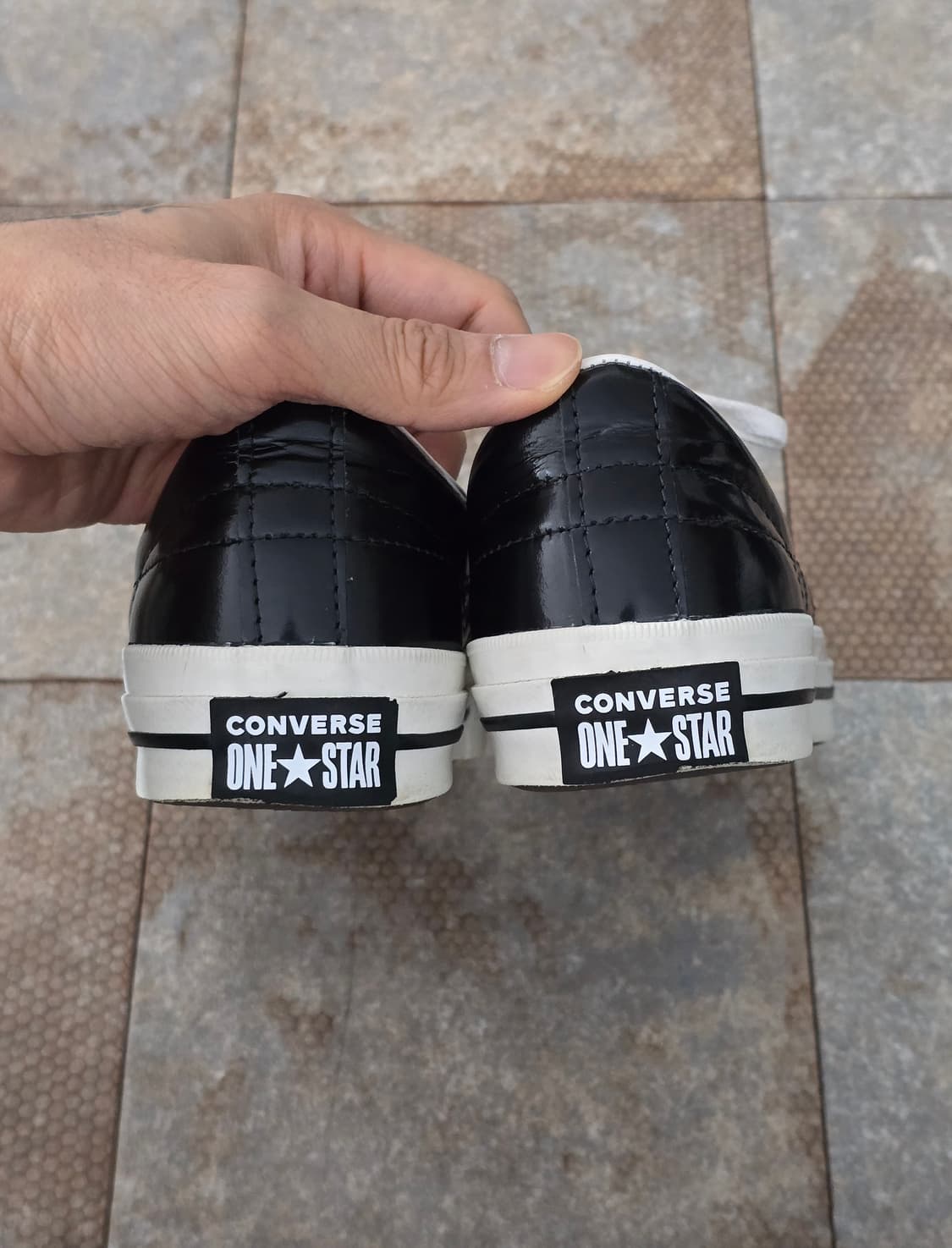 (220)컨버스 원스타 한별 블랙 로우  상품이미지9