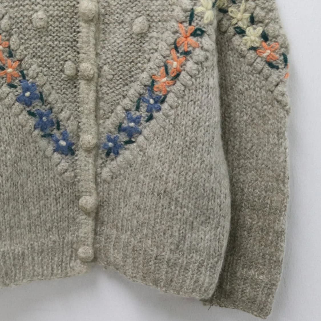 스테파넬 플라워 울 혼방 가디건 62992 상품이미지4