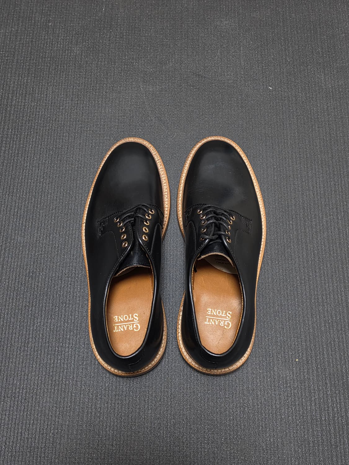 그랜트 스톤  더비슈즈 블랙 9D(plain toe blucher) 상품이미지5