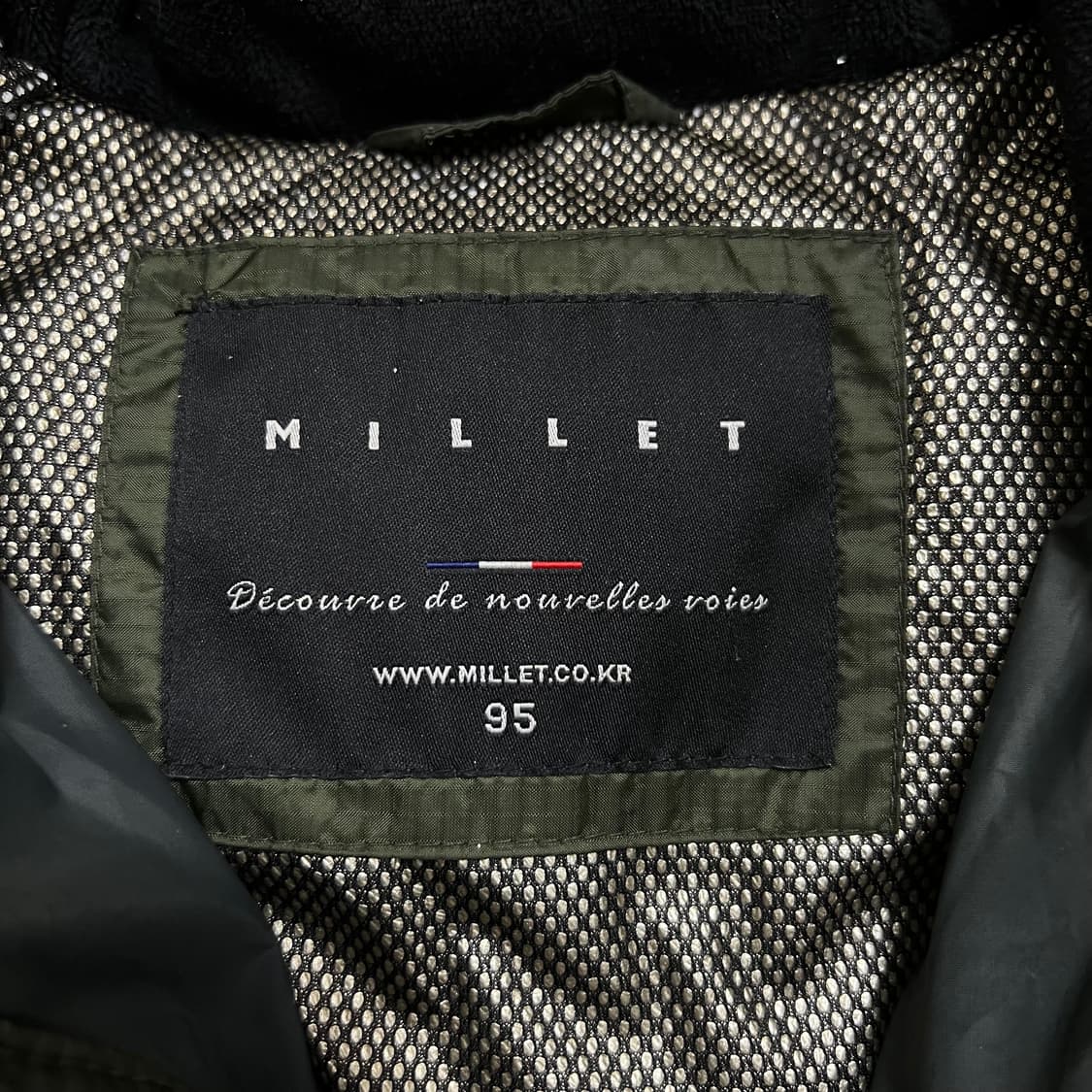 밀레 윈드스토퍼 옴니히트 구스다운 푸퍼패딩 점퍼 [카키] M/95 상품이미지7