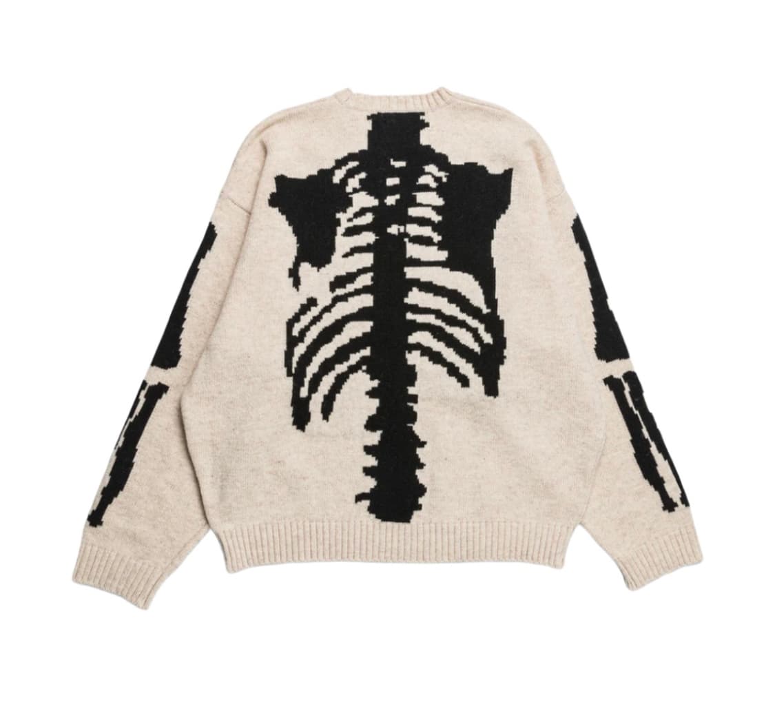 캐피탈 5G 울 본 크루넥 스웨터 카나리 상품이미지1