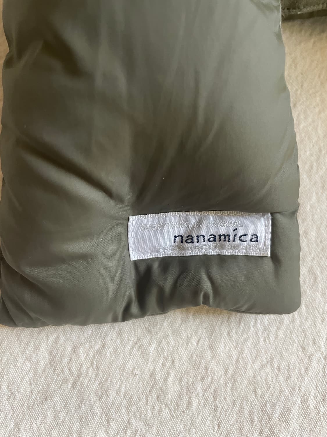 나나미카 nanamica 패딩 머플러 카키 맨즈 상품이미지1