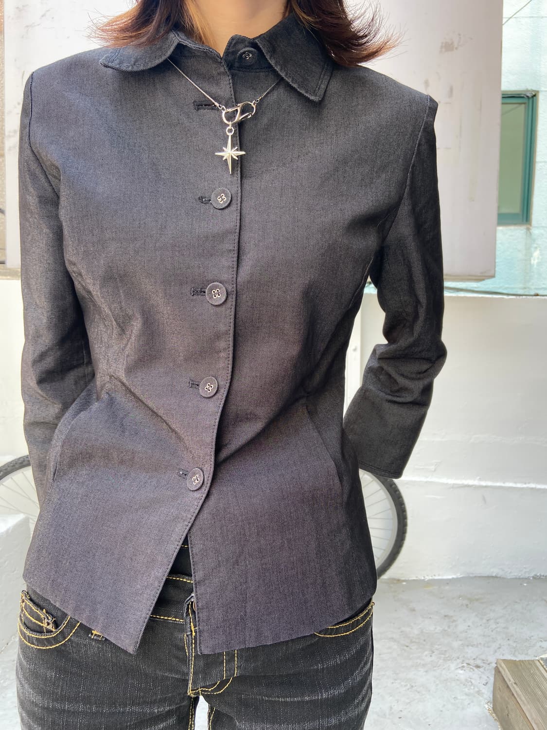 Melrose Claire button jacket 상품이미지2