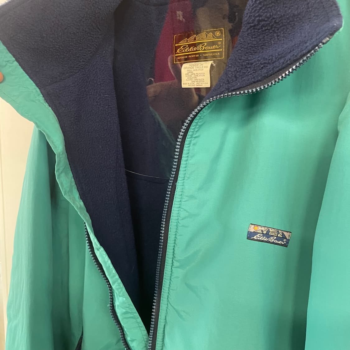 90s 에디 바우어 나일론 웜업자켓 상품이미지7