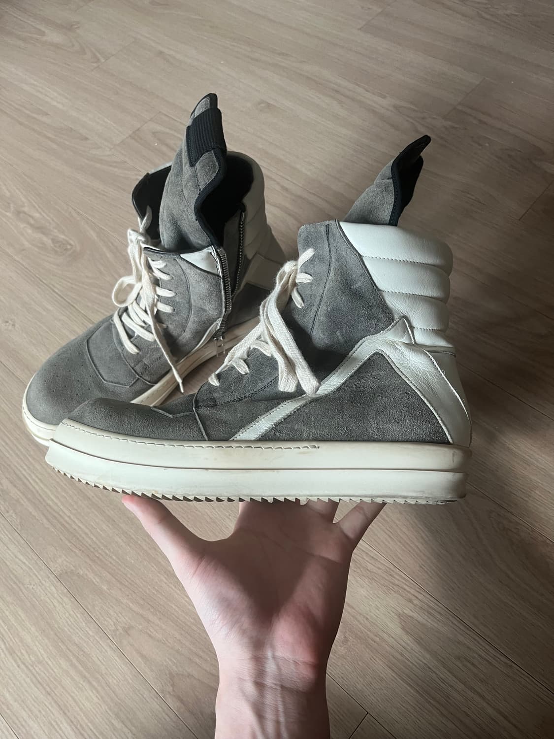 릭오웬스 지오바스켓 더스트 41.5 상품이미지2