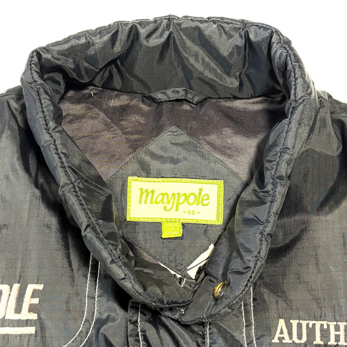 MAYPOLE 블랙 조끼 패딩 95 상품이미지5