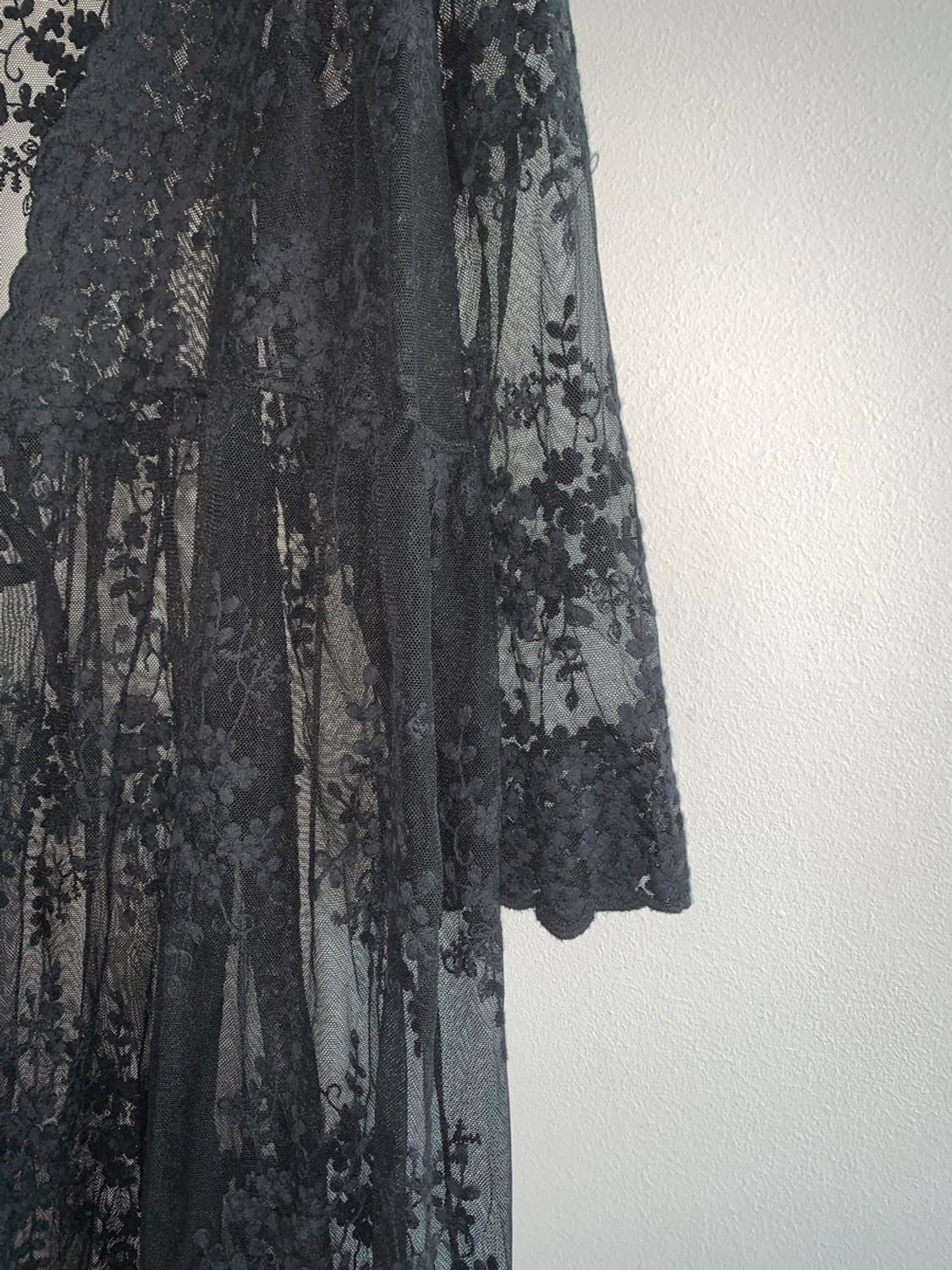 See through lace cardigan 상품이미지4