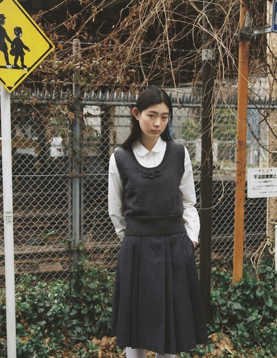 오헤시오 스커트 24ss (gray) 상품이미지2