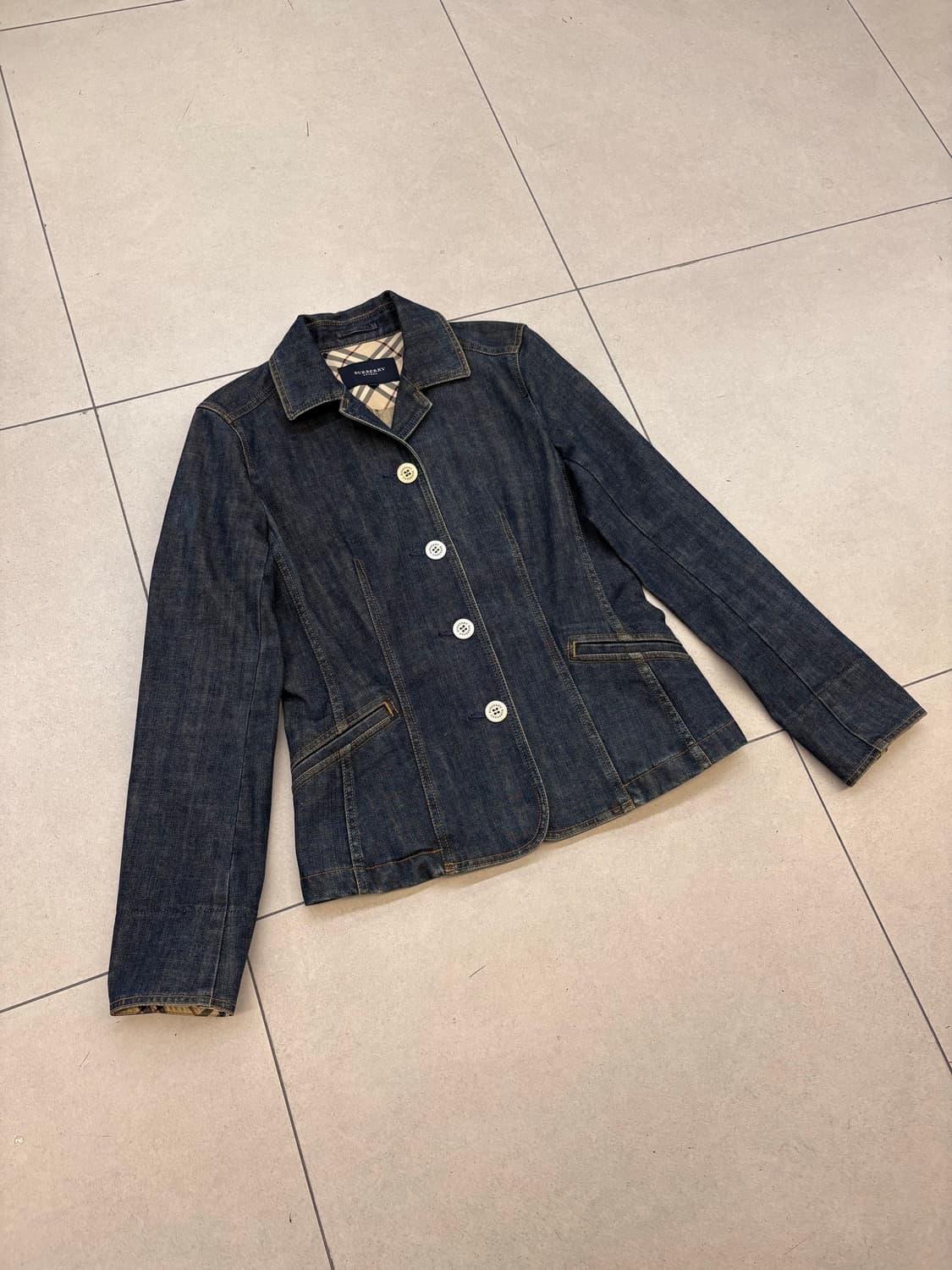 [ 42 ] 버버리 런던 노바체크 데님자켓 상품이미지3