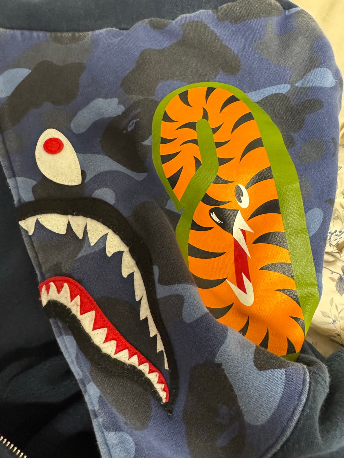 베이프 청계 반카모 후드집업 L 상품이미지4