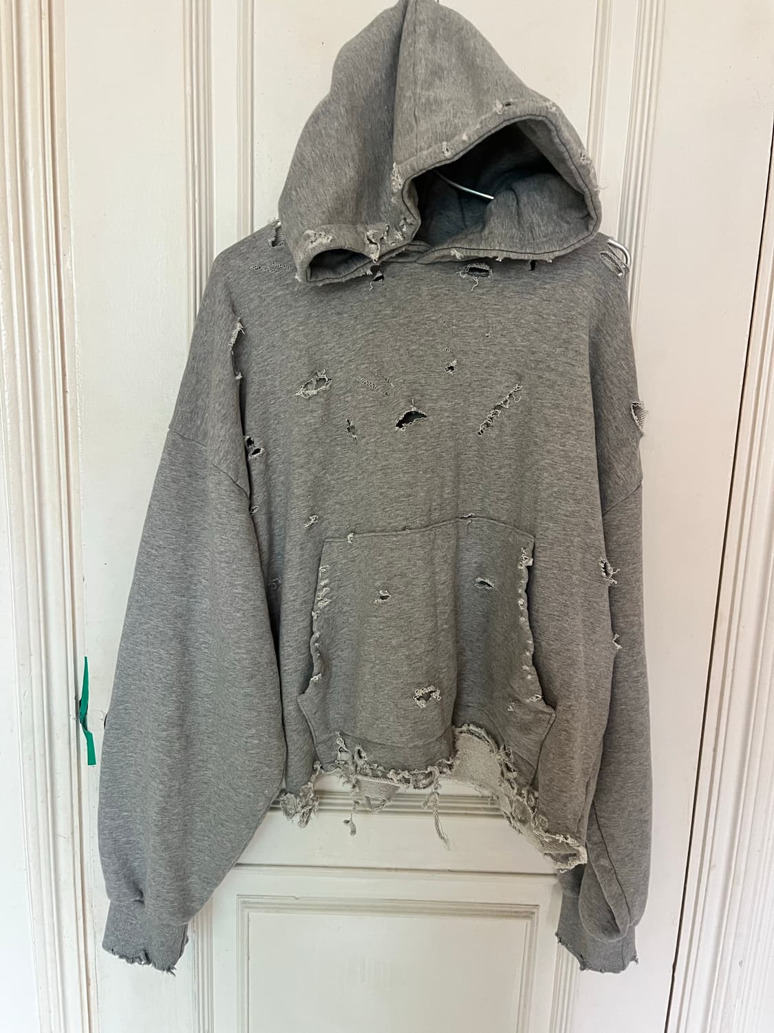 빈티지 그런지 회색후드 상품이미지1