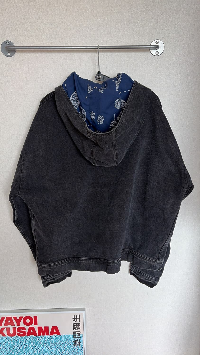Bandana Denim Hoodie Jacket 상품이미지3