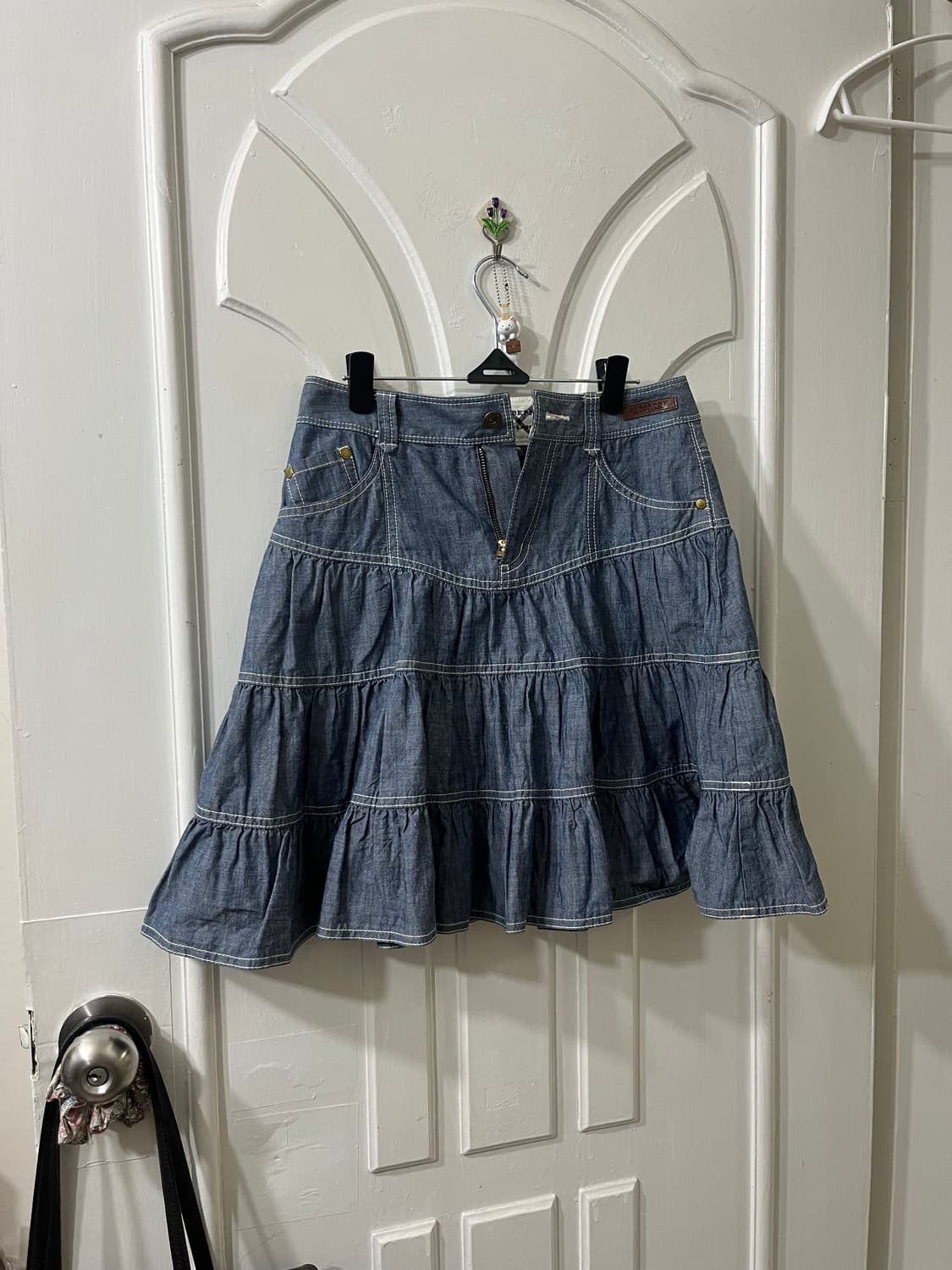 버버리 런던 블루라벨 데님 캉캉 스커트 상품이미지3