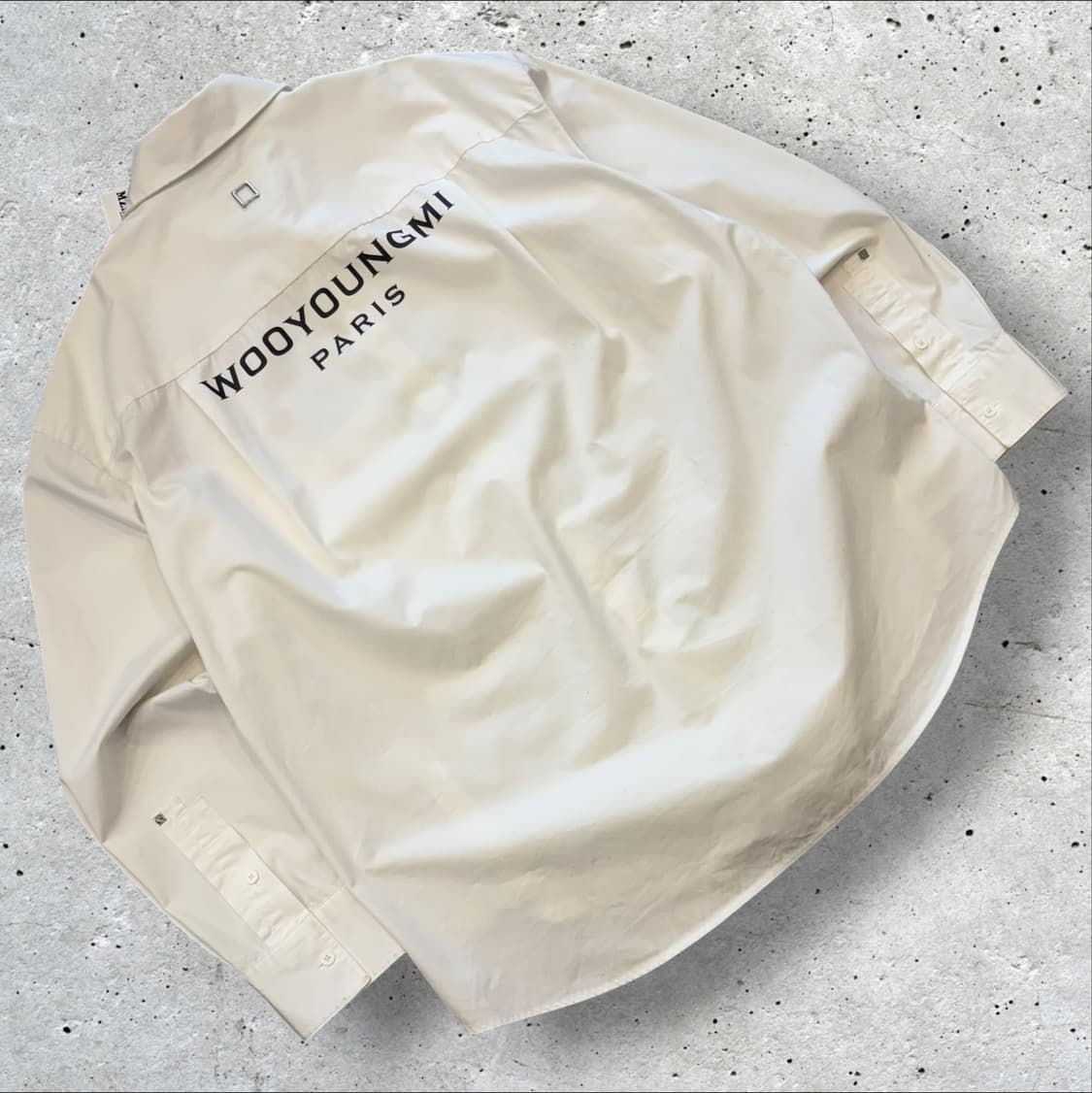 [50] 23ss 우영미 파리 빅로고 셔츠 화이트 D560 상품이미지1