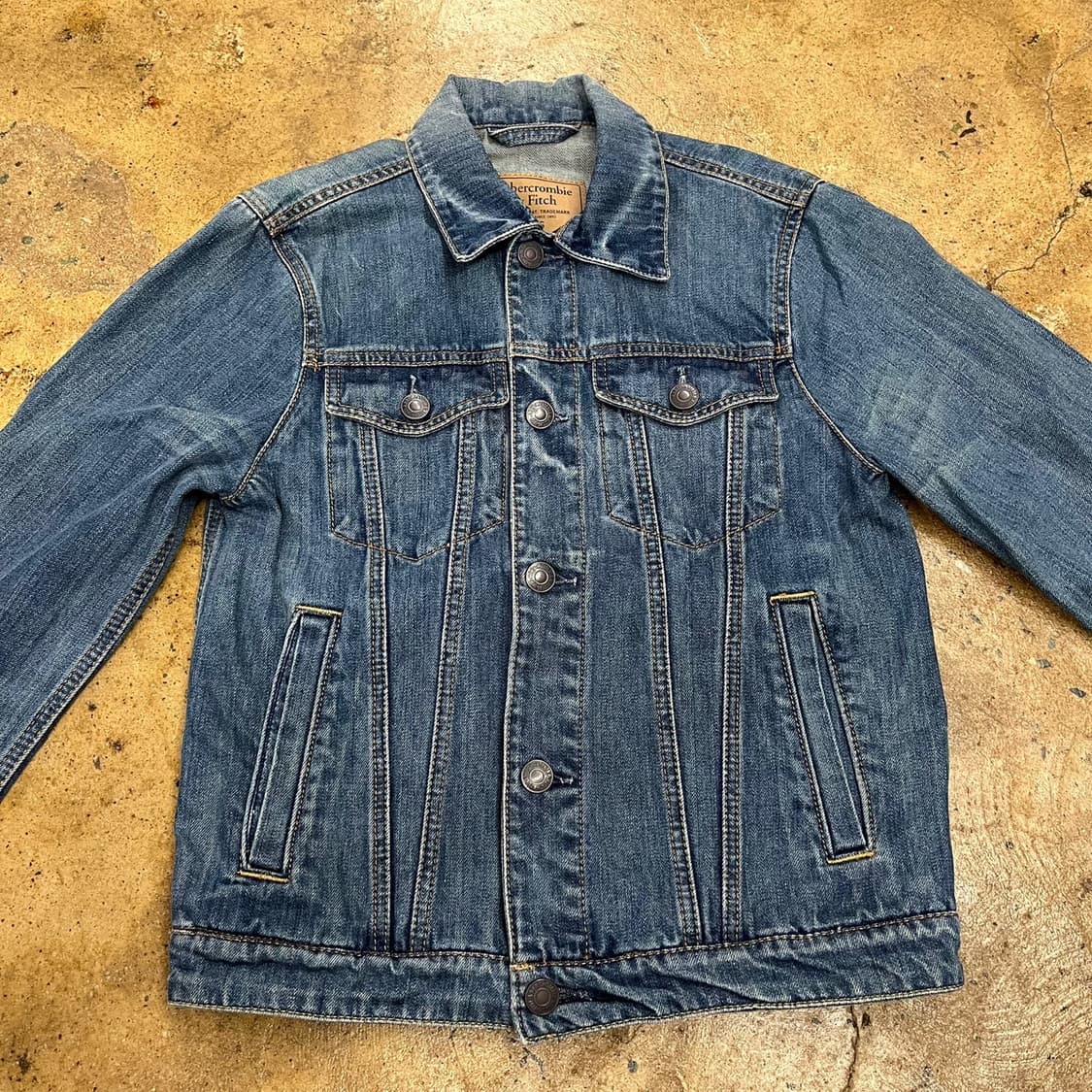 [정품/XS] 아베크롬비 데님 청자켓 b8 상품이미지3