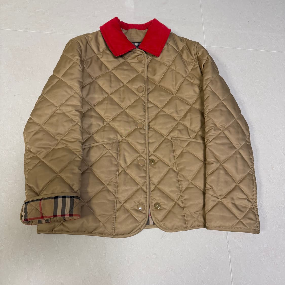 버버리 아동 퀄팅자켓 상품이미지7
