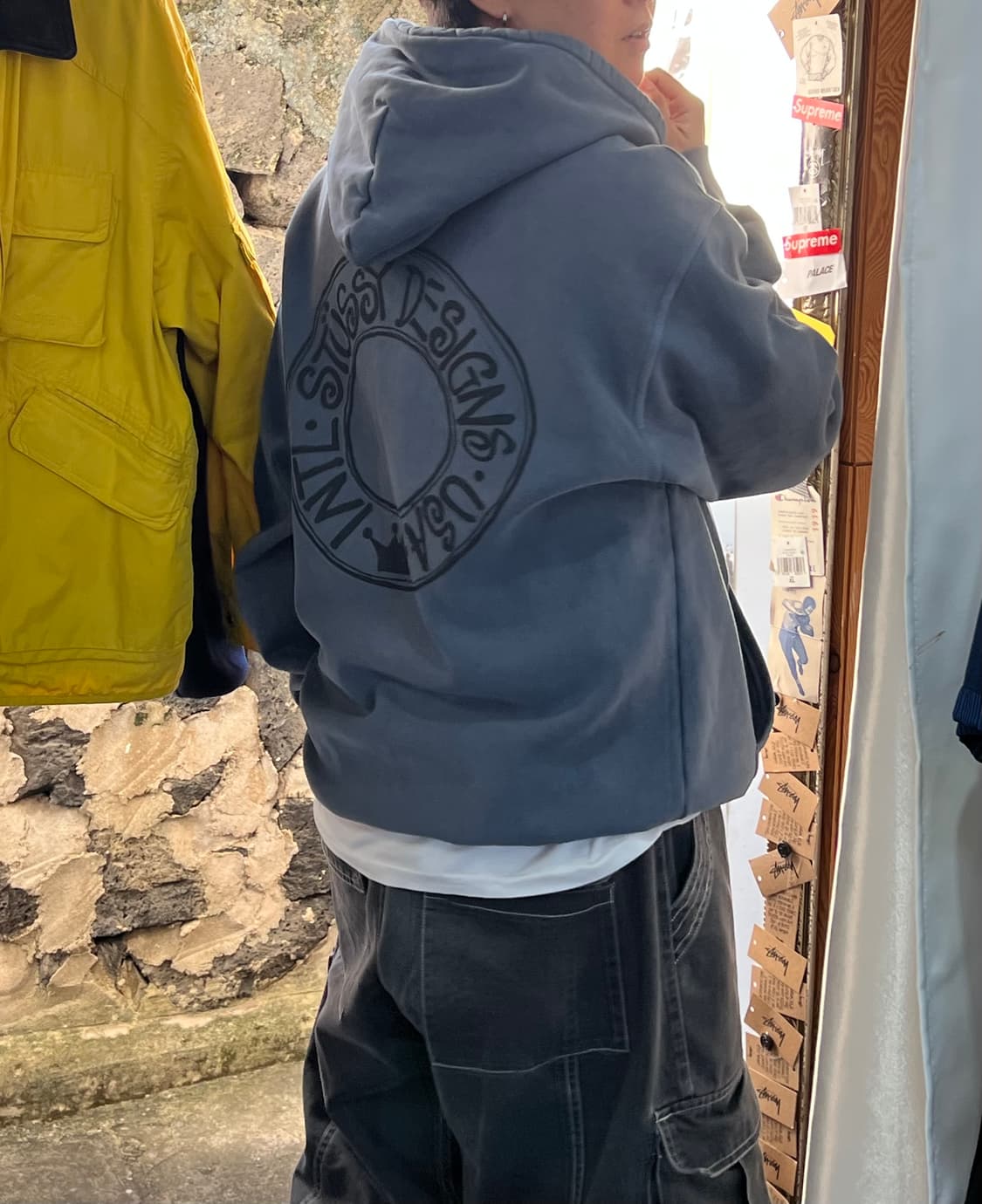 스투시 부아나 후드 블루 상품이미지7