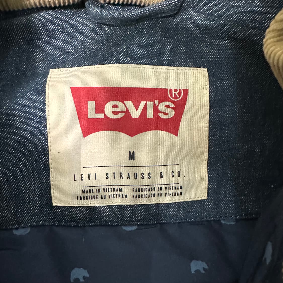 리바이스 데님 베스트 패딩 점퍼 상품이미지4