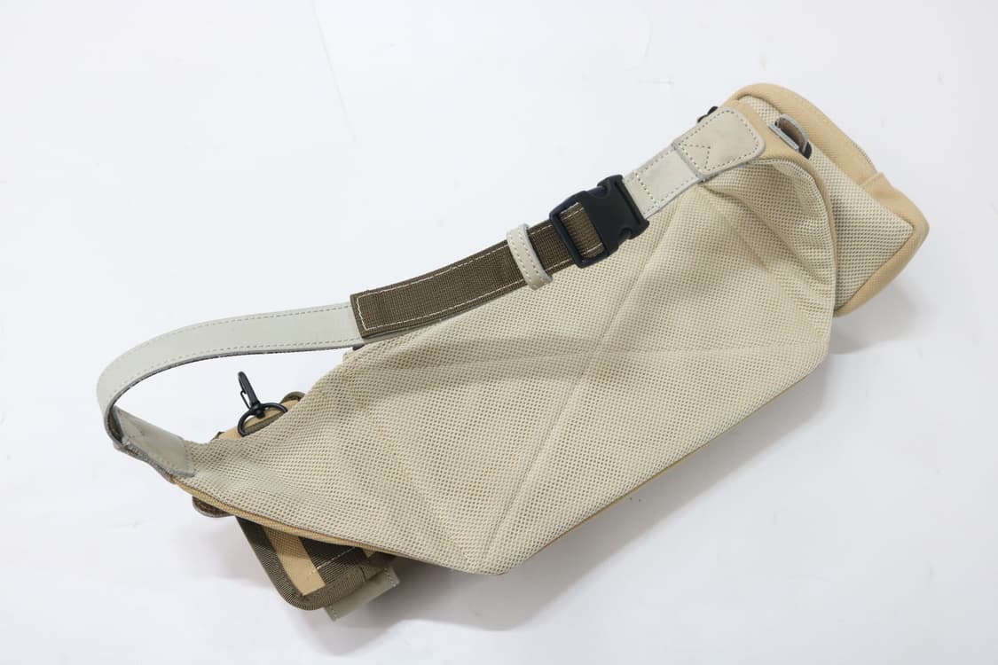 포터 캔버스 레더 배색 힙색 상품이미지7