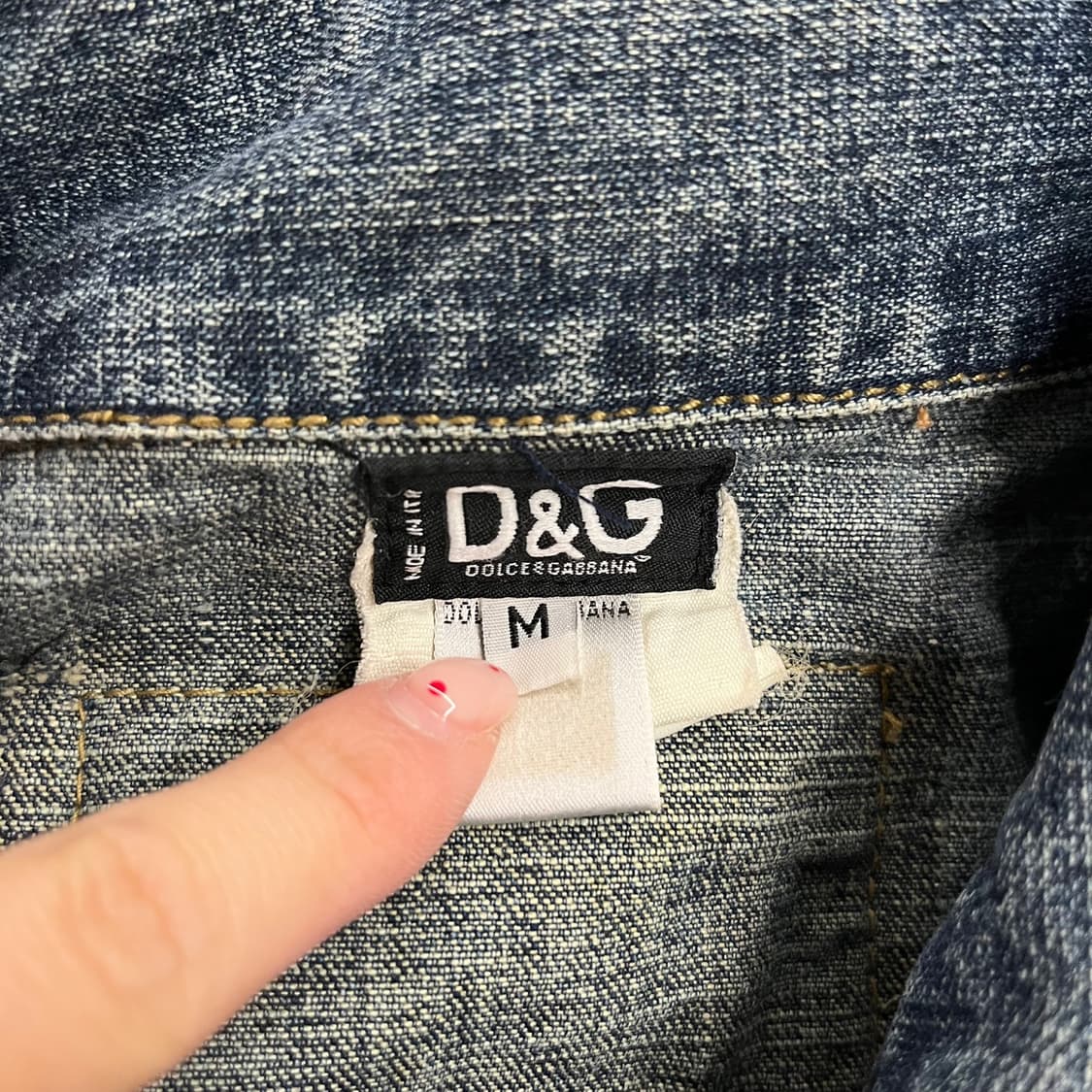[정품/M] 돌체앤가바나 데님 청 자켓 b18 상품이미지6