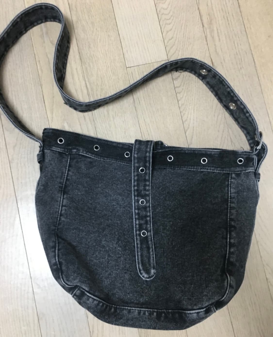 워싱 데님 숄더백 가방 상품이미지1