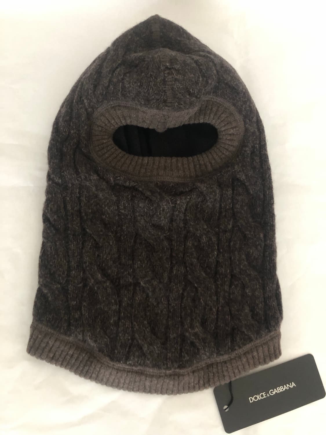 돌체앤가바나 케이블니트 바라클라바 비니 스키마스크 상품이미지1