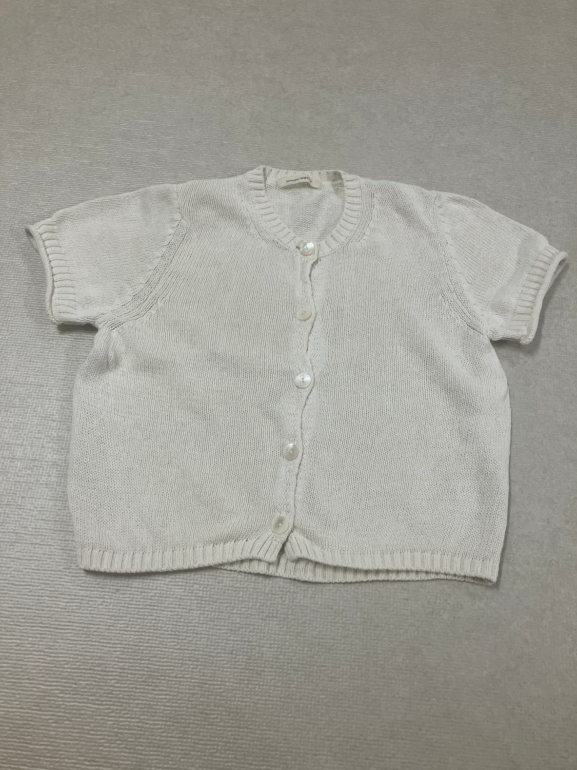 낫띵리튼 ivy cotton cardigan 하프 니트 가디건 상품이미지1