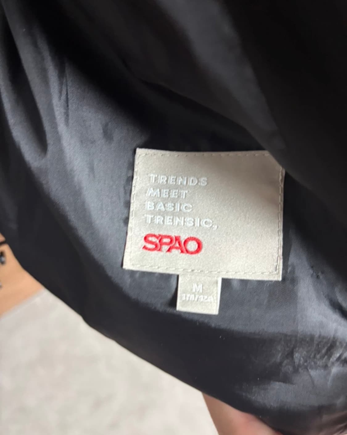 스파오 숏패딩 두개 묶음판매 블랙+회색 셋트 상품이미지3