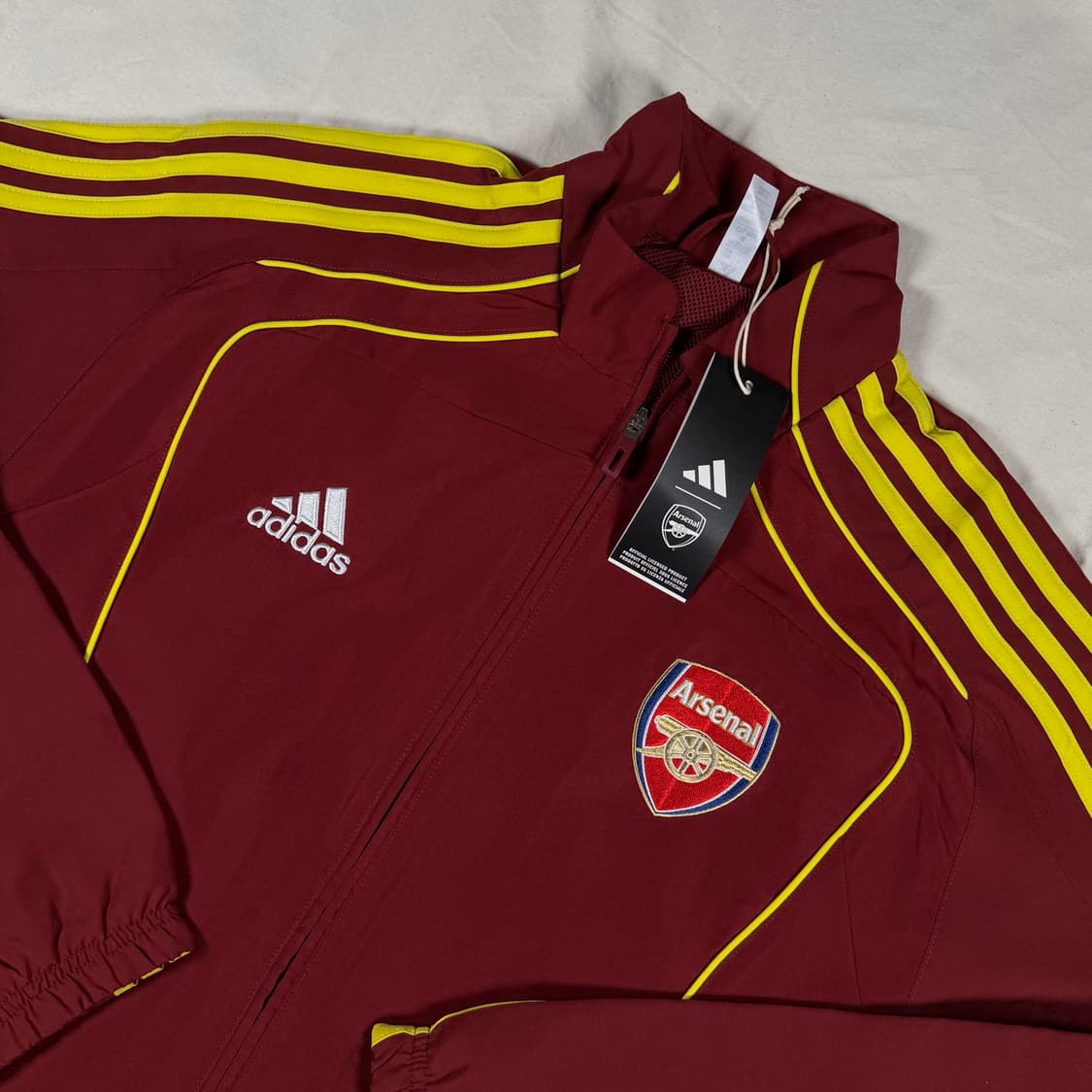 24-25 아디다스 아스날 축구 바람막이 집업 자켓 데드스탁 상품이미지2