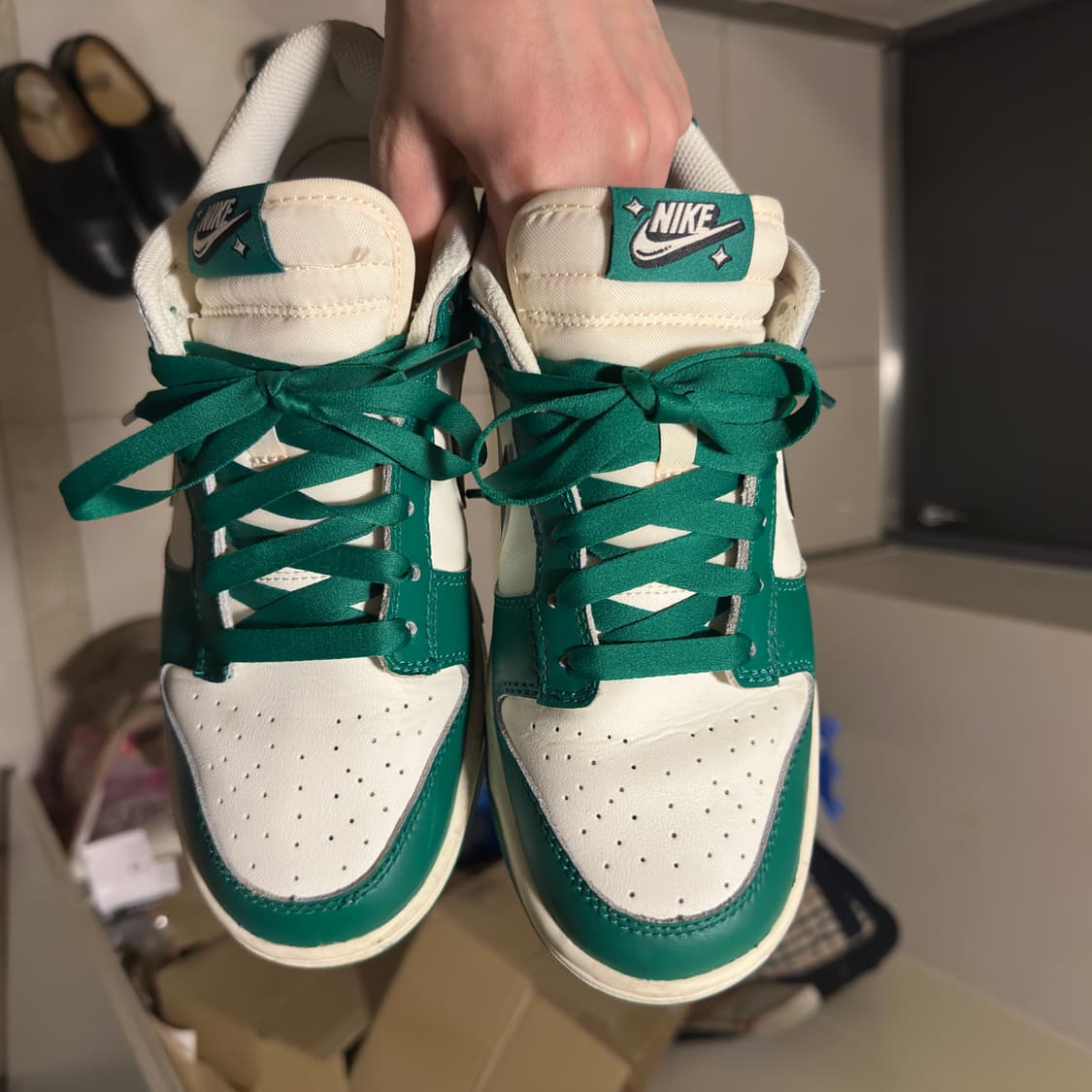 나이키 덩크 로우 레트로 SE 잭팟 말라카이트 250사이즈 판매합니다 상품이미지3