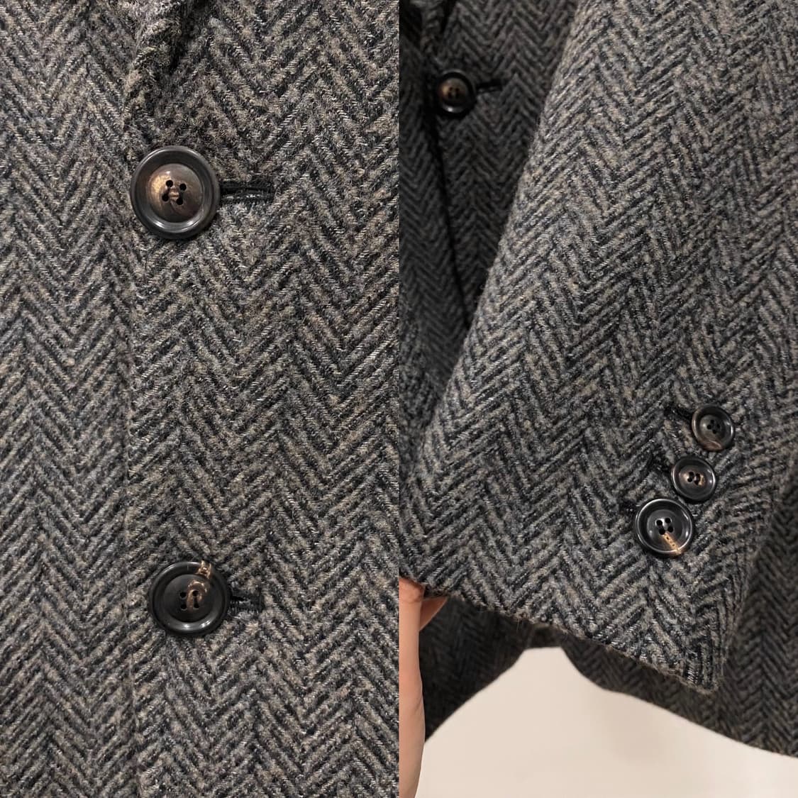 앤더슨벨 대디 클래식 헤링본 앙고라 울 자켓 상품이미지5