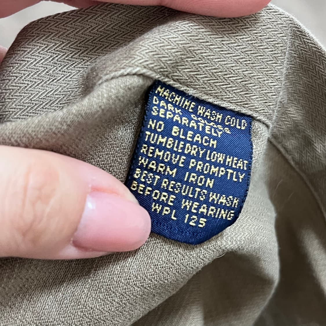 [정품] 챕스 브라운 포켓 셔츠 [ M ] 상품이미지7