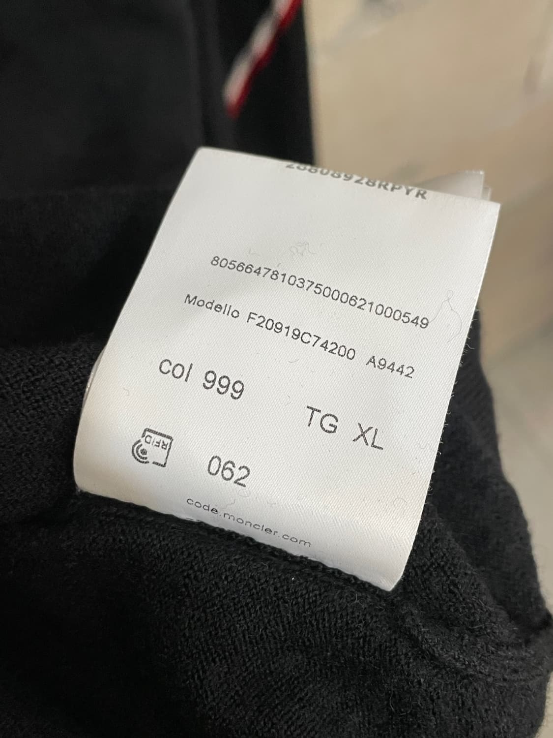 몽클레어 지로콜로 트리콧 사선 울 니트  상품이미지4