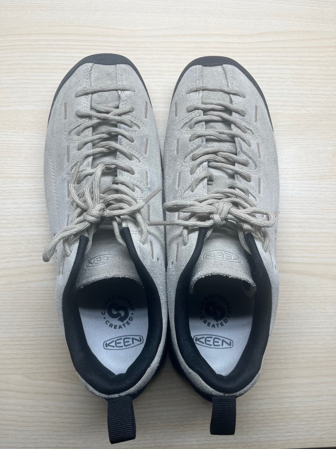 킨 재스퍼 스웨이드 스니커즈 실버 밍크 상품이미지4