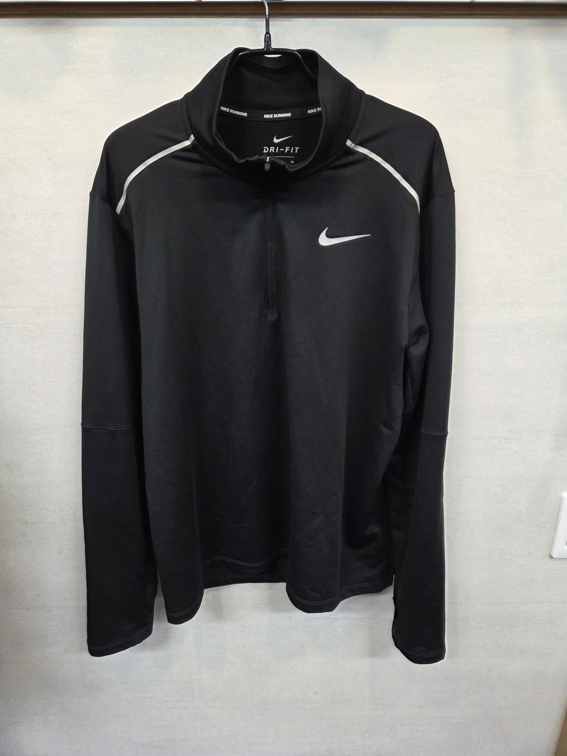 나이키 드라이핏 엘리먼트 3.0 반집업 러닝 져지긴팔 xl 상품이미지1