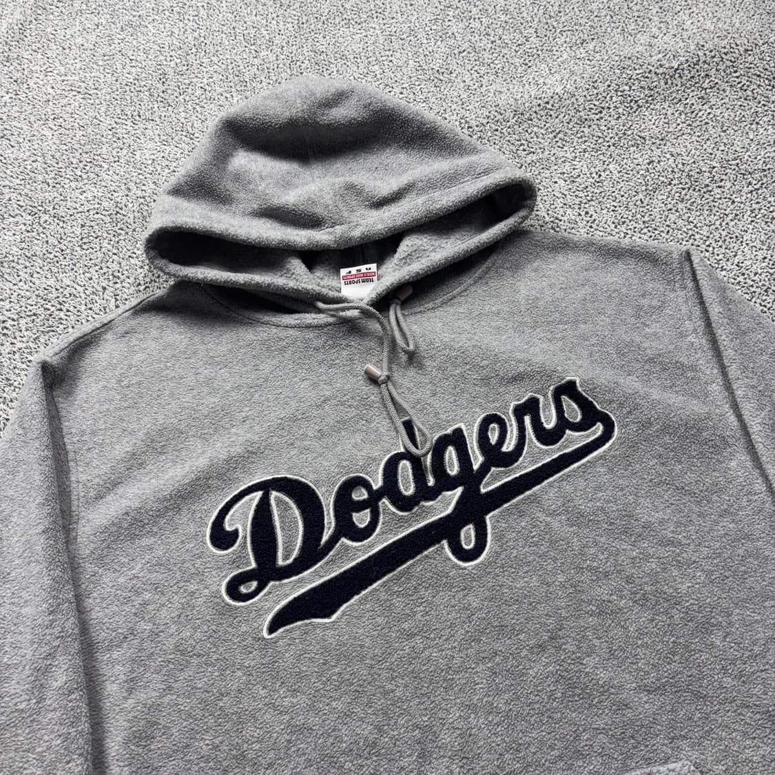 MLB 올드스쿨 LA 다저스 플리스 후드티 상품이미지2