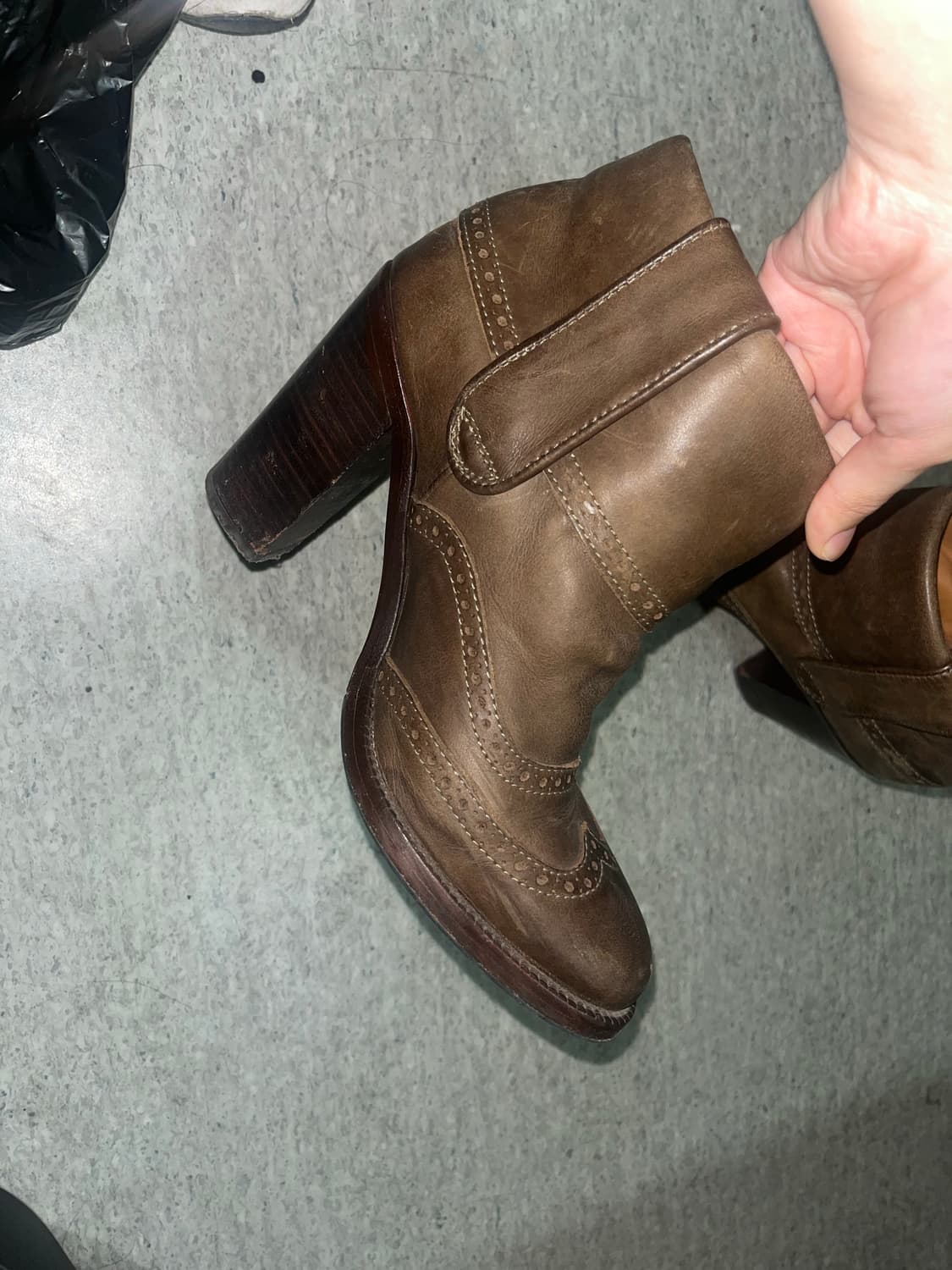 캠퍼 앵클 하이힐 상품이미지2