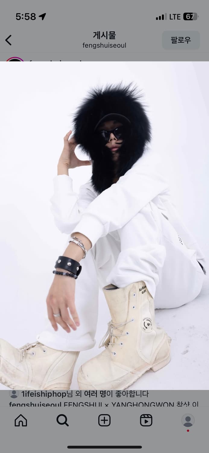 펑쉐이 X 양홍원 후드집업 3사이즈 교환원해요 상품이미지3