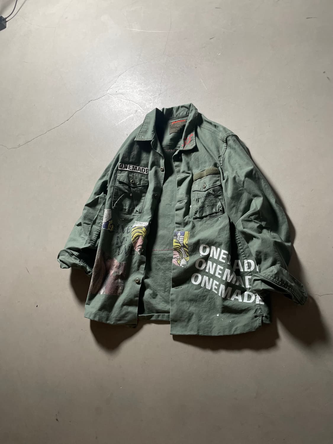 ONE MADE Military Shirt Jacket 상품이미지1