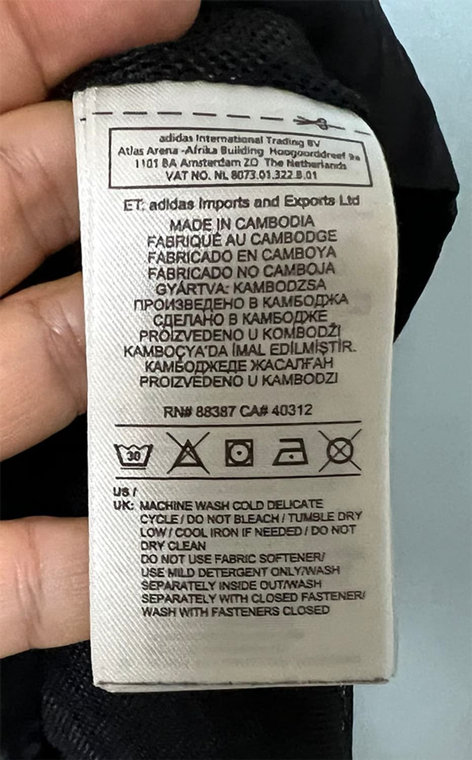 아디다스 오리지널 BR8 남자 아노락 춘추 105-110 상품이미지5