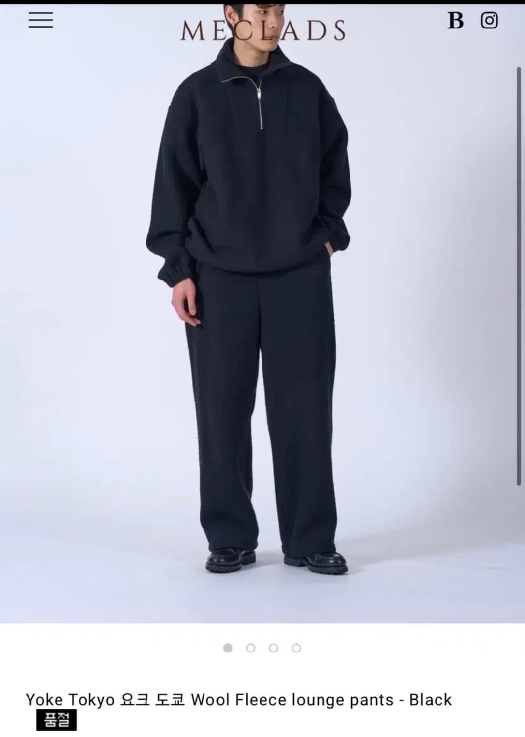 25fw Yoke tokyo 플리스팬츠 3size 상품이미지1