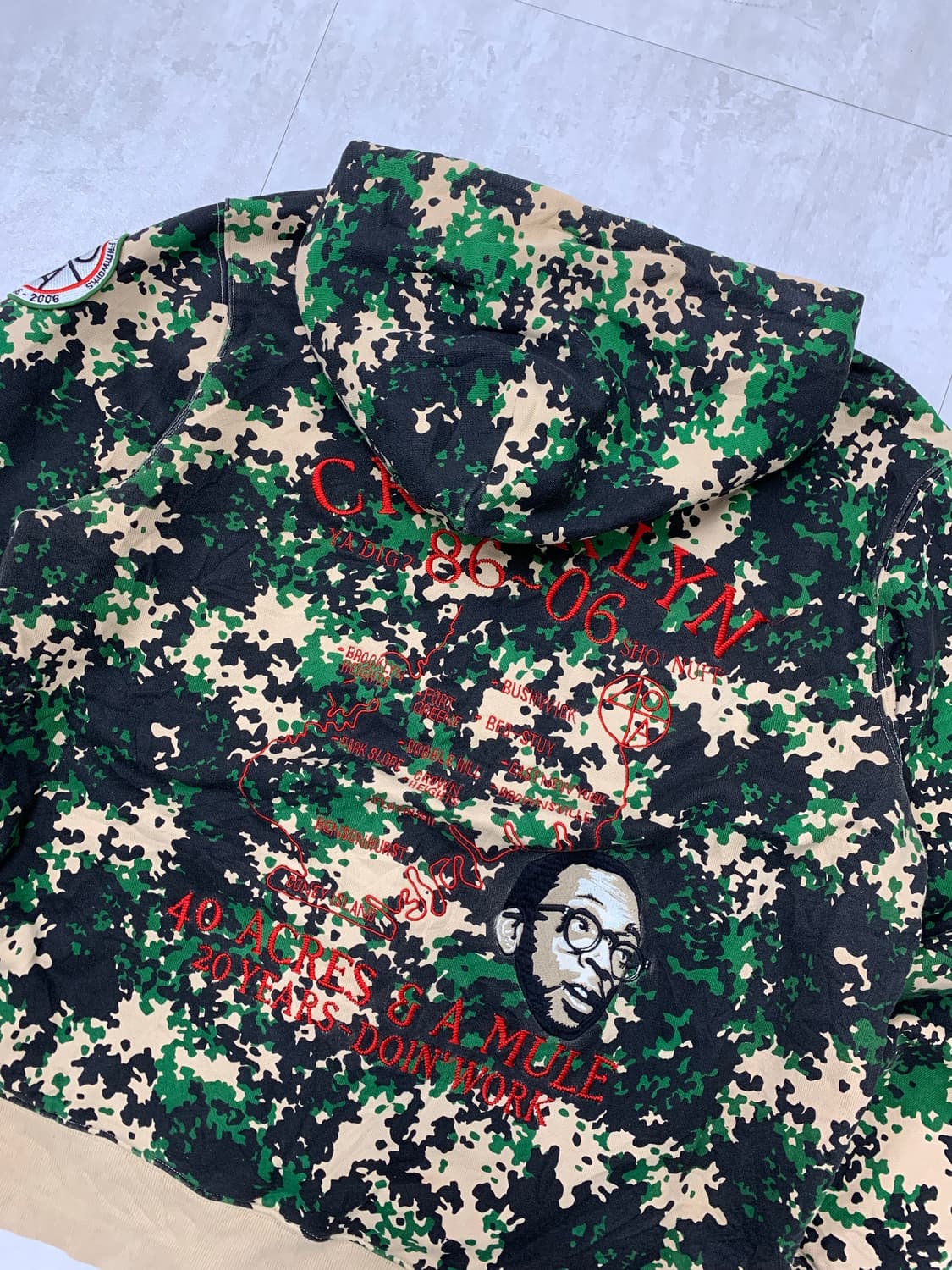 Marc ecko 카모 패턴 후드집업 #136 상품이미지9