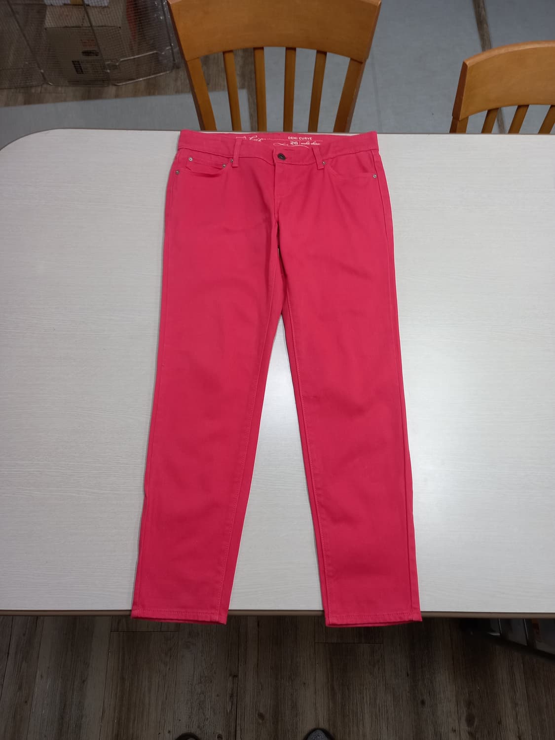 27 리바이스 DemiCurve 골반 스판스키니 레드 27-584 상품이미지1