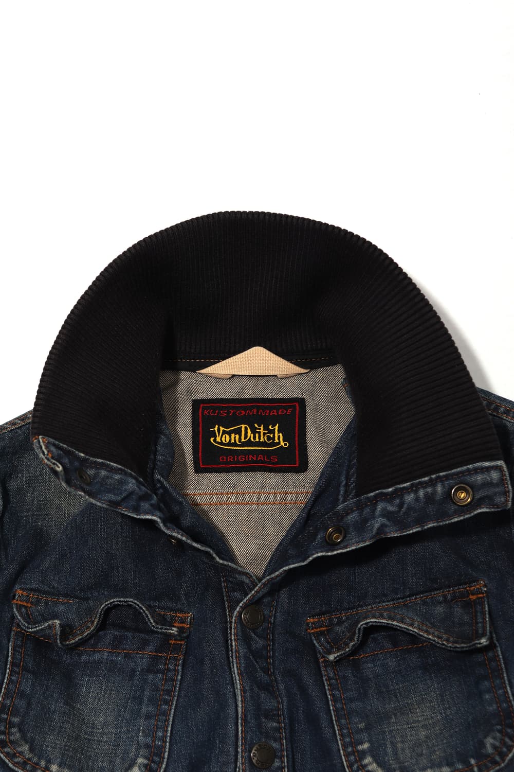 VON DUTCH 데님 프린팅 점퍼 size S 상품이미지5
